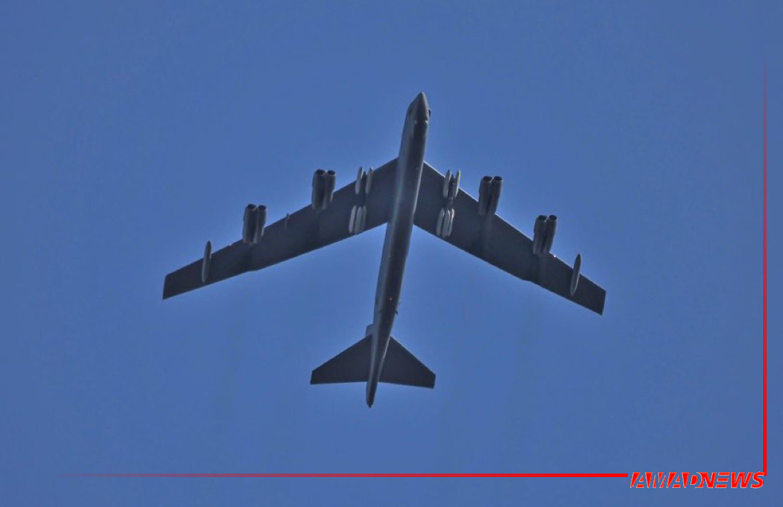 بمب افکن B52 با موشک کروز در راه ایران